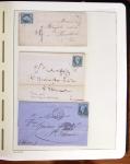 1849-1902, Solide ensemble de lettres en album avec