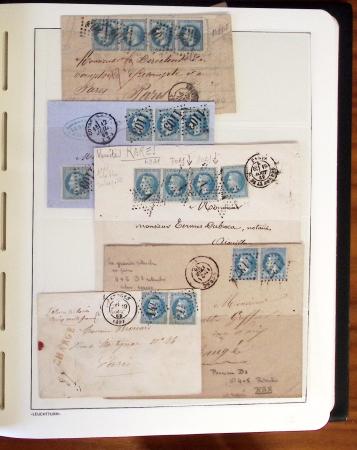 1849-1902, Solide ensemble de lettres en album avec