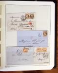 1849-1902, Solide ensemble de lettres en album avec