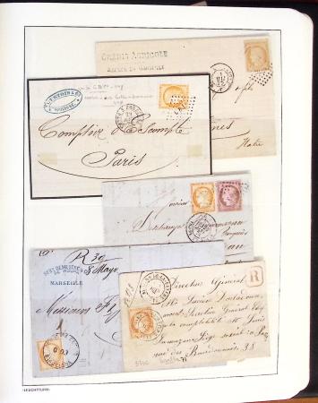 1849-1902, Solide ensemble de lettres en album avec