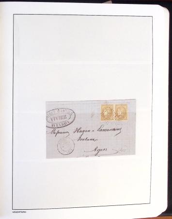 1849-1902, Solide ensemble de lettres en album avec