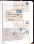 1849-1902, Solide ensemble de lettres en album avec