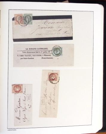 1849-1902, Solide ensemble de lettres en album avec