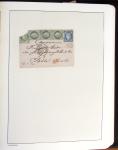 1849-1902, Solide ensemble de lettres en album avec