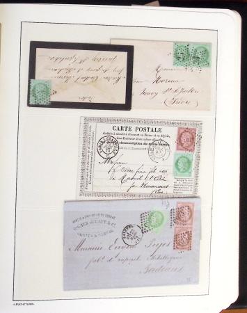 1849-1902, Solide ensemble de lettres en album avec