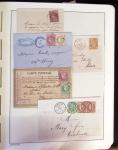 1849-1902, Solide ensemble de lettres en album avec