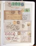 1849-1902, Solide ensemble de lettres en album avec