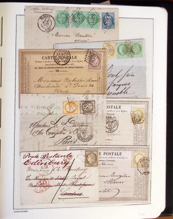1849-1902, Solide ensemble de lettres en album avec