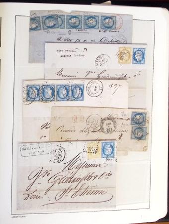1849-1902, Solide ensemble de lettres en album avec