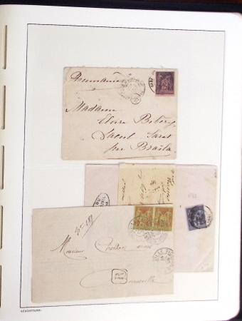 1849-1902, Solide ensemble de lettres en album avec