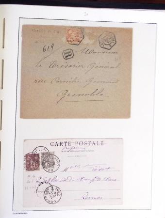 1849-1902, Solide ensemble de lettres en album avec