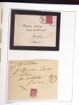 1849-1902, Solide ensemble de lettres en album avec