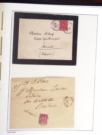 1849-1902, Solide ensemble de lettres en album avec