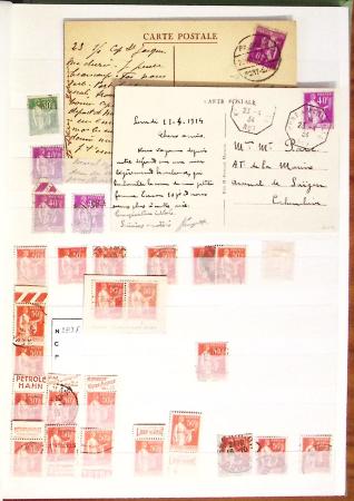 1932-74, Deux classeurs avec petites études des types