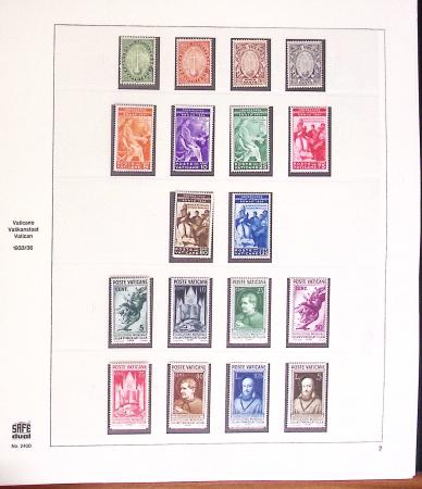 1934-2015, Collection du VATICAN en 4 albums SAFE avec