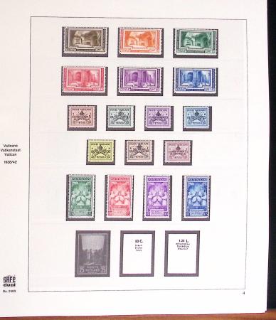 1934-2015, Collection du VATICAN en 4 albums SAFE avec