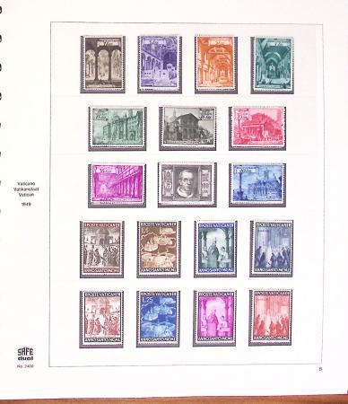 1934-2015, Collection du VATICAN en 4 albums SAFE avec