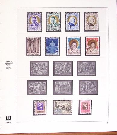 1934-2015, Collection du VATICAN en 4 albums SAFE avec
