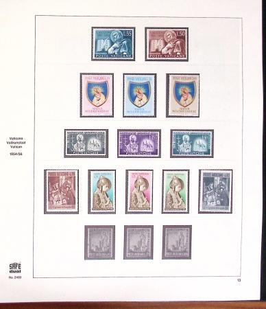 1934-2015, Collection du VATICAN en 4 albums SAFE avec