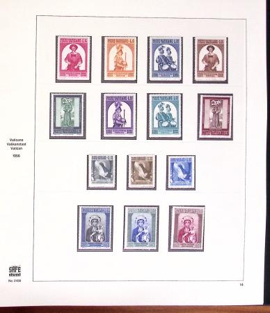 1934-2015, Collection du VATICAN en 4 albums SAFE avec
