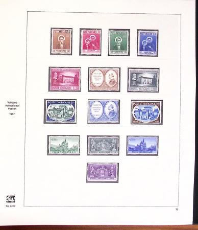 1934-2015, Collection du VATICAN en 4 albums SAFE avec