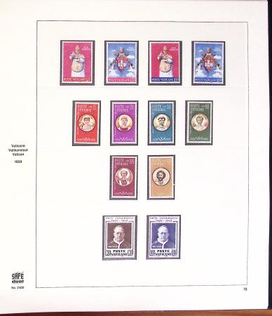 1934-2015, Collection du VATICAN en 4 albums SAFE avec