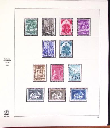 1934-2015, Collection du VATICAN en 4 albums SAFE avec