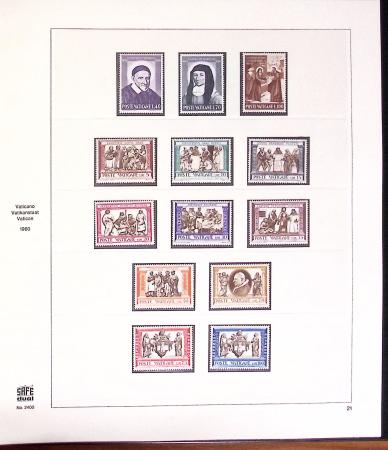 1934-2015, Collection du VATICAN en 4 albums SAFE avec