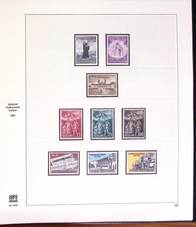 1934-2015, Collection du VATICAN en 4 albums SAFE avec