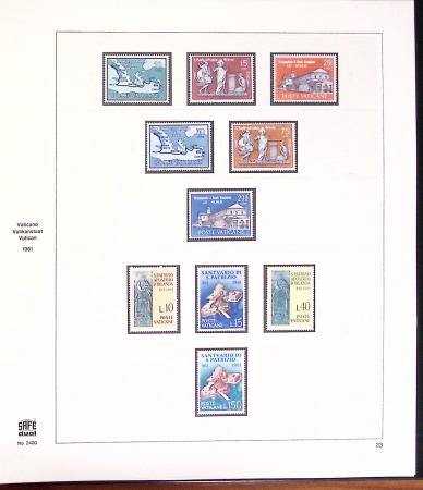 1934-2015, Collection du VATICAN en 4 albums SAFE avec