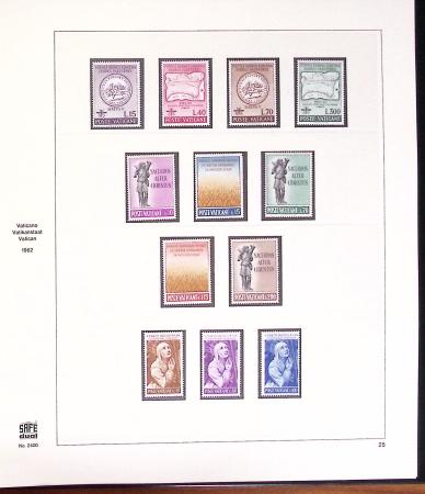 1934-2015, Collection du VATICAN en 4 albums SAFE avec
