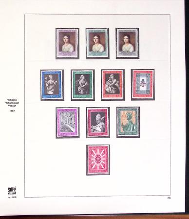 1934-2015, Collection du VATICAN en 4 albums SAFE avec