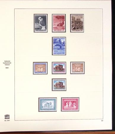 1934-2015, Collection du VATICAN en 4 albums SAFE avec