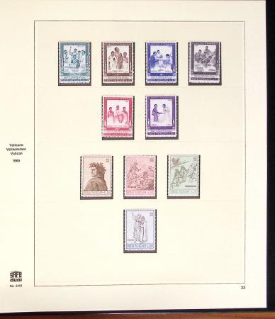 1934-2015, Collection du VATICAN en 4 albums SAFE avec