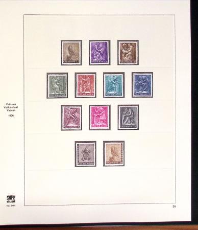 1934-2015, Collection du VATICAN en 4 albums SAFE avec