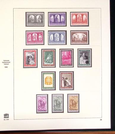 1934-2015, Collection du VATICAN en 4 albums SAFE avec