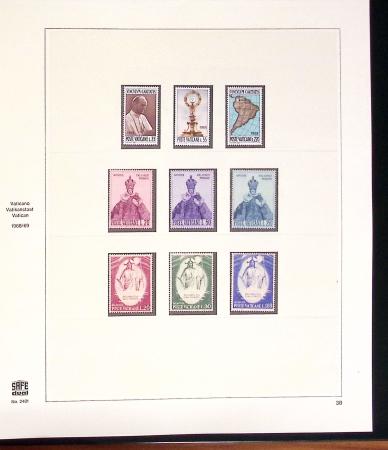 1934-2015, Collection du VATICAN en 4 albums SAFE avec