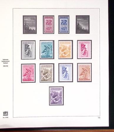 1934-2015, Collection du VATICAN en 4 albums SAFE avec