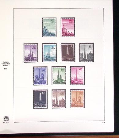 1934-2015, Collection du VATICAN en 4 albums SAFE avec