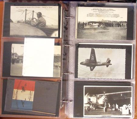 1909-1947, Collection en un classeur de 186 CPA sur