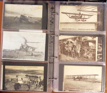 1909-1947, Collection en un classeur de 186 CPA sur