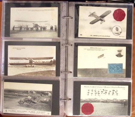 1909-1947, Collection en un classeur de 186 CPA sur