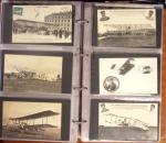 1909-1947, Collection en un classeur de 186 CPA sur