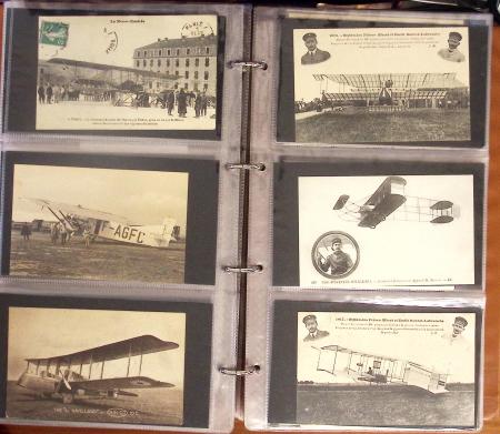1909-1947, Collection en un classeur de 186 CPA sur