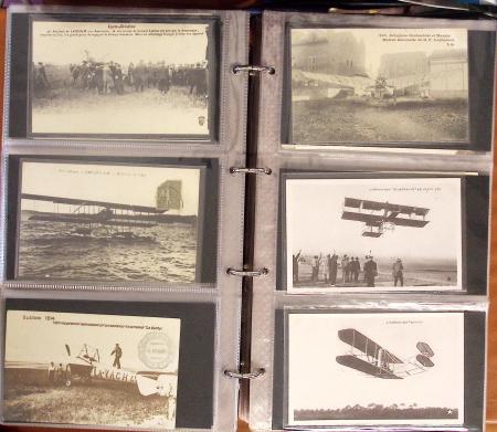 1909-1947, Collection en un classeur de 186 CPA sur