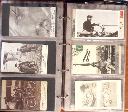 1909-1947, Collection en un classeur de 186 CPA sur