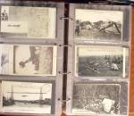 1909-1947, Collection en un classeur de 186 CPA sur