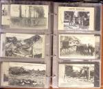 1909-1947, Collection en un classeur de 186 CPA sur