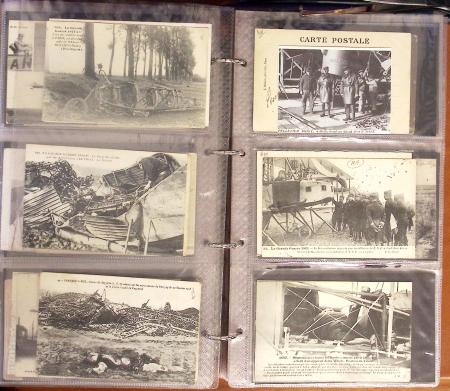 1909-1947, Collection en un classeur de 186 CPA sur