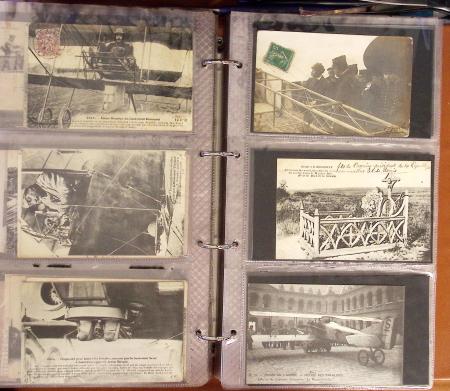 1909-1947, Collection en un classeur de 186 CPA sur